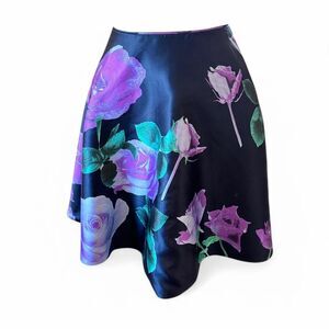 Rachel Allan Women's or Junior Floral Skirt, A-Lined, Size 2 NWT